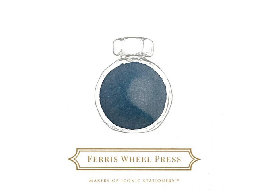 Ferris Wheel Press 38mL Storied Blue Ink Fontana Penna