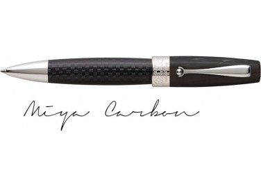 Miya Carbon Charcoal Black Ballpoint Pen
