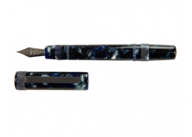 Perfecta Full Color Blue Resin Fountain Pen