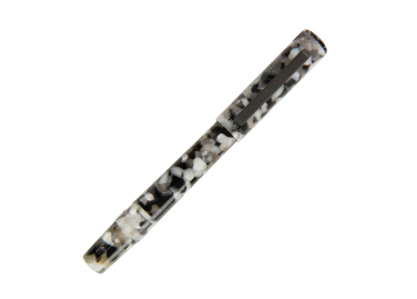 Tibadi Perfecta Full Grey Resin Fountain Pen 2