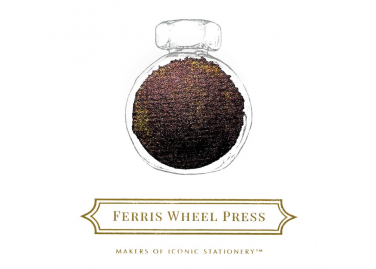 Ferris Wheel Press 38ml Limited Edition 2022 Roaring Patina Black Ink Fontana Penna
