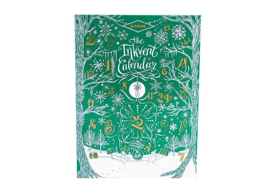 Diamine Inkvent Winter Calendar 2022 Green Edition