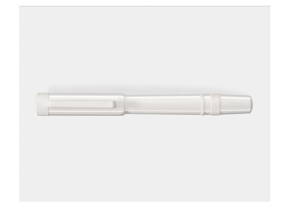Perfecta Powder White Resin Rollerball Pen