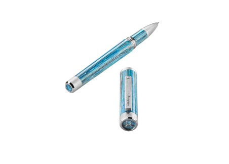 Zero Zodiac Taurus, IP Palladium Steel, Rollerball Pen