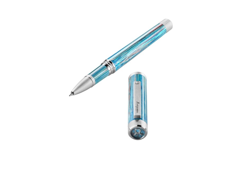 Zero Zodiac Taurus, IP Palladium Steel, Rollerball Pen