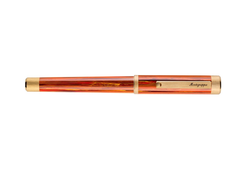 Zero Zodiac Leo, Yellow Gold IP 14k Steel, Rollerball Pen
