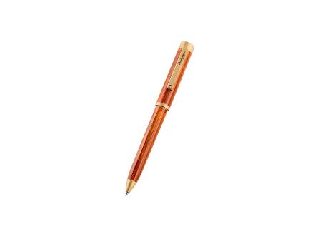 Montegrappa Zero Zodiac Leo, Yellow Gold IP 14k Steel, Bolígrafo