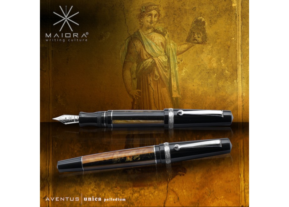 Maiora Aventus Unica  Palladium Fountain Pen