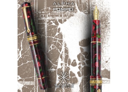 Maiora Alpha Pompei Fountain Pen Fontana Penna fontanapenna.com