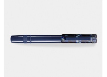 Tibaldi Perfecta Stonewash Blue Fountain Pen 2