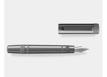 Tibaldi Perfecta Grey Dèlavè Resin Fountain Pen