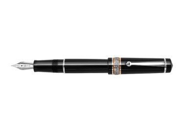 Maiora Alpha Nera Palladium Fountain Pen Fontana Penna fontanapenna.com