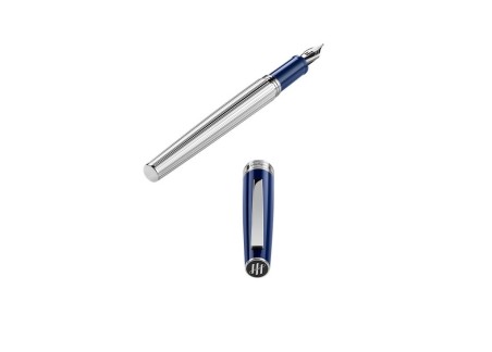 Montegrappa Armonia duetto Navy Blue Fountain Pen Fontana Penna fontanapenna.com