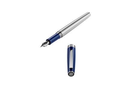 Montegrappa Armonia duetto Navy Blue Fountain Pen Fontana Penna fontanapenna.com