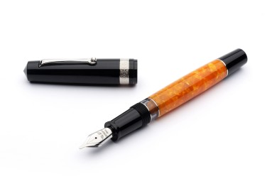 Leonardo Officina Italiana Momento Magico DNA Silver Fountain Pen Fontana Penna fontanapenna.com