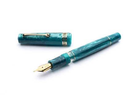 Leonardo Officina Italiana Momento Magico Emerald Gold Fountain Pen Fontana Penna fontanapenna.com