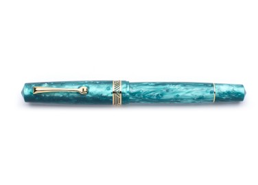 Leonardo Officina Italiana Momento Magico Emerald Gold Fountain Pen Fontana Penna fontanapenna.com 2