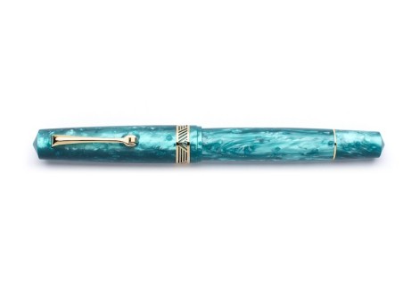 Leonardo Officina Italiana Momento Magico Emerald Gold Fountain Pen Fontana Penna fontanapenna.com