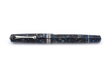 Leonardo Officina Italiana Momento Magico Pietra Salata Silver Fountain Pen Fontana Penna fontanapenna.com 2