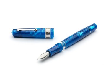 Leonardo Officina Italiana Momento Magico Pithecusa Silver Fountain Pen Fontana Penna fontanapenna.com
