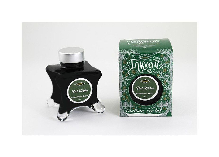 Diamine Inkvent-Green Collection Best Wishes 50ml fontana Penna fontanapenna.com