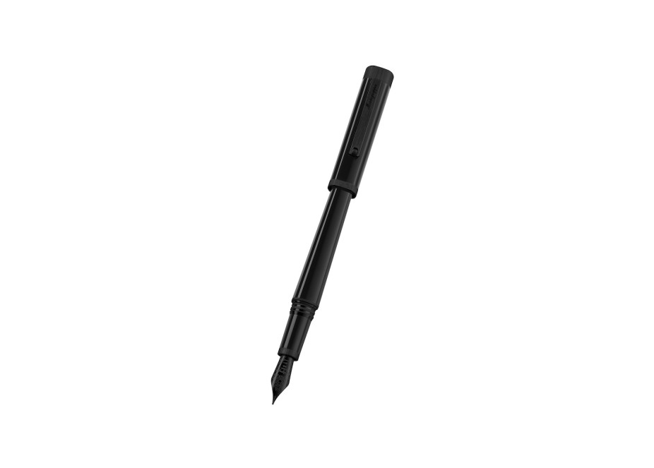 Montegrappa QUATTRO Ultra - Black Fountain Pen Fontana Penna fontanapenna.com