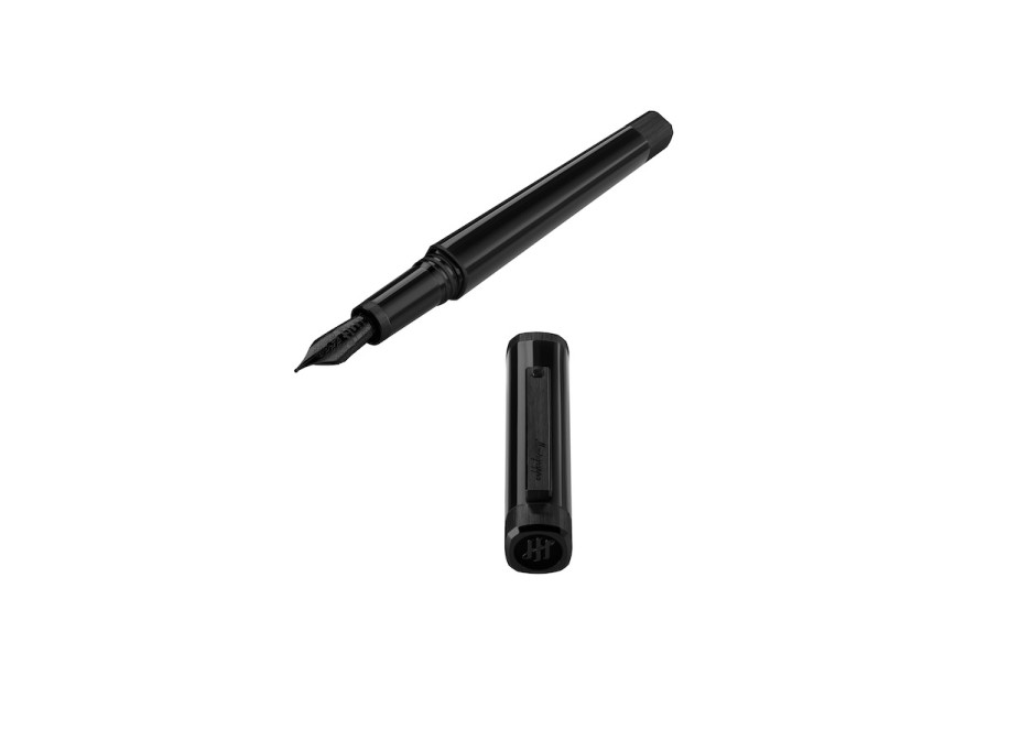 Montegrappa QUATTRO Ultra - Black Fountain Pen Fontana Penna fontanapenna.com