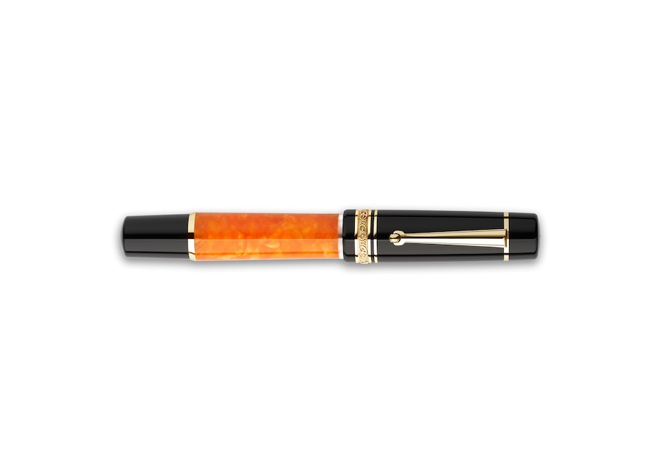 Delta Dolce Vita Original Mid-Size Gold Rollerball Pen Fontana Penna fontanapenna.com