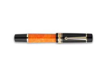 Delta Dolce Vita Original Mid-Size "K" Gold Fountain Pen Fontana Penna fontanapenna.com 2