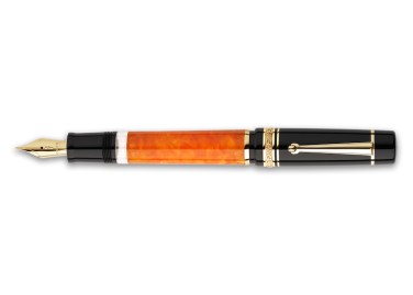 Delta Dolce Vita Original Mid-Size "P" Gold Fountain Pen Fontana Penna fontanapenna.com