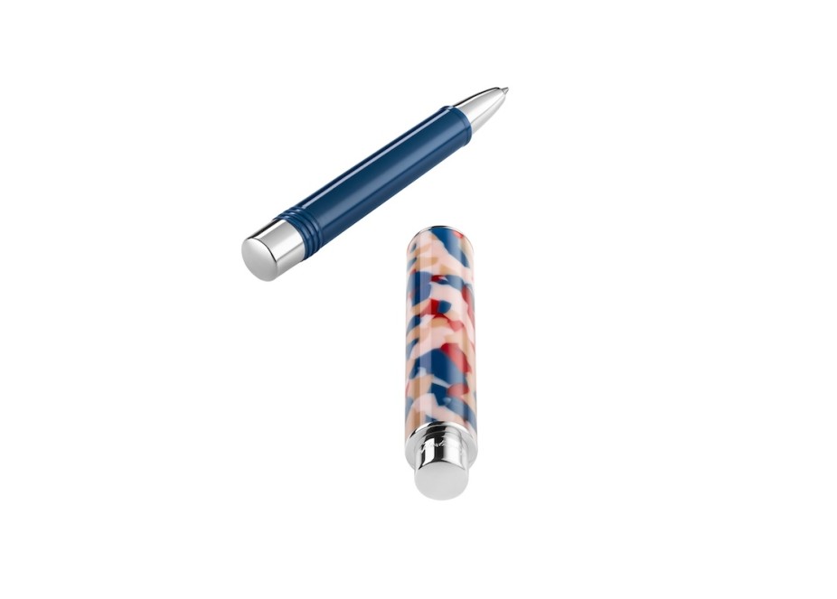 Montegrappa Gnomo Obsession Ultramarine Rollerball Pen Fontana Penna fontanapenna.com