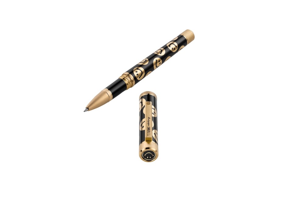 Montegrappa Smiley Heritage 1972 E.L. Rollerball Pen Fontana Penna fontanapenna.com