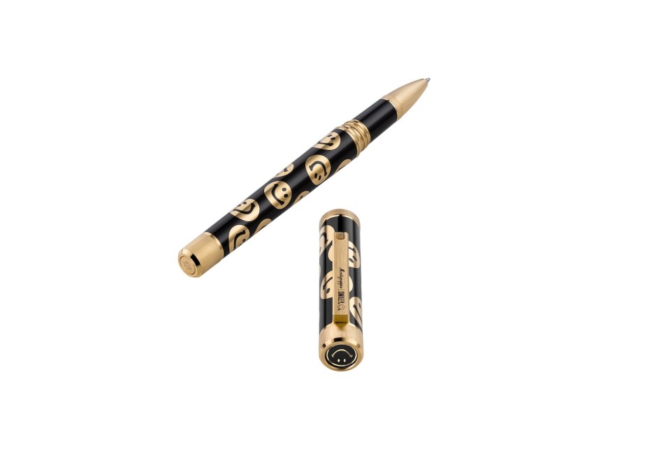 Montegrappa Smiley Heritage 1972 E.L. Rollerball Pen Fontana Penna fontanapenna.com