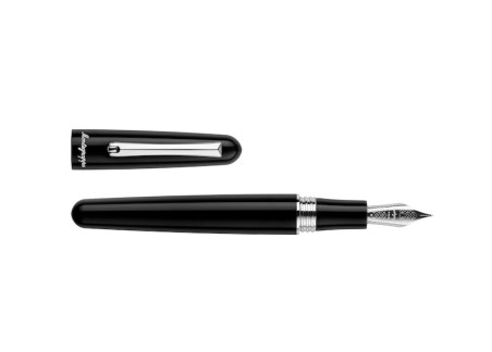 Montegrappa Elmo 01 Black Fountain Pen Fontana Penna