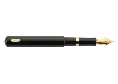 Divine Design Pocket Black Gold Trims Fountain Pen Fontana Penna 2