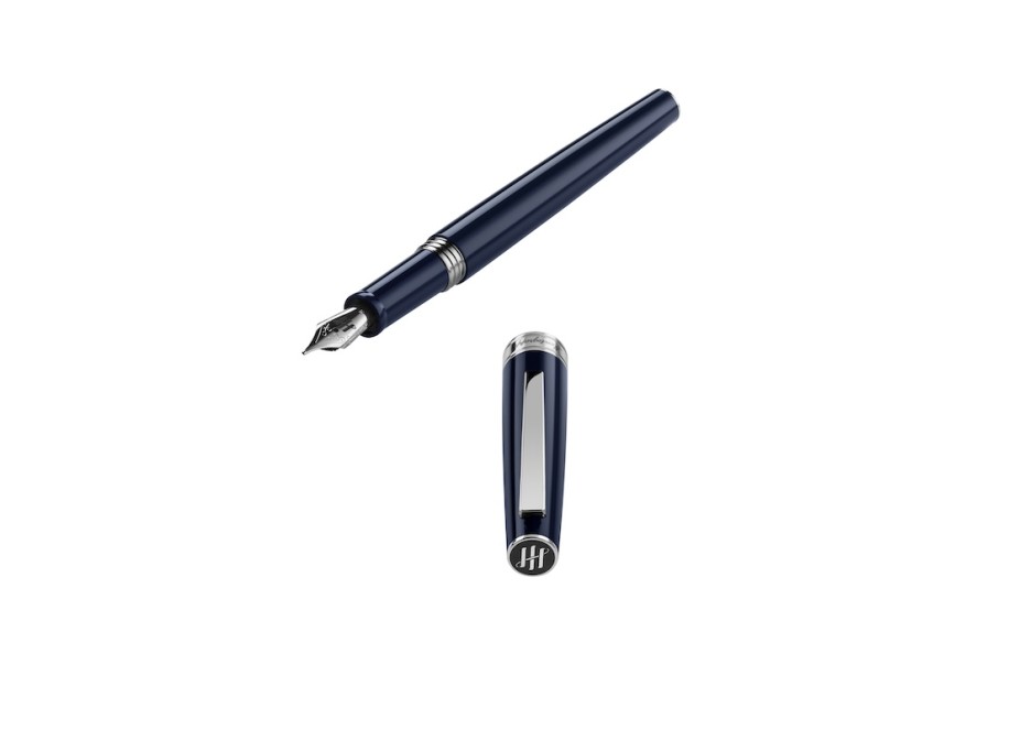 Montegrappa Armonia Mini Navy Blue Fountain Pen Fontana Penna fontanapenna.com