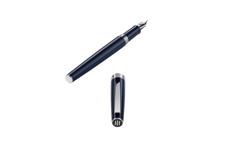 Montegrappa Armonia Mini Navy Blue Fountain Pen Fontana Penna fontanapenna.com