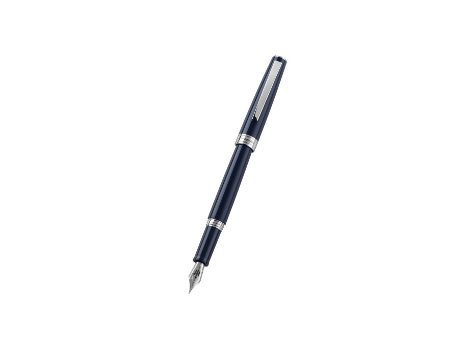 Montegrappa Armonia Mini Navy Blue Fountain Pen Fontana Penna fontanapenna.com
