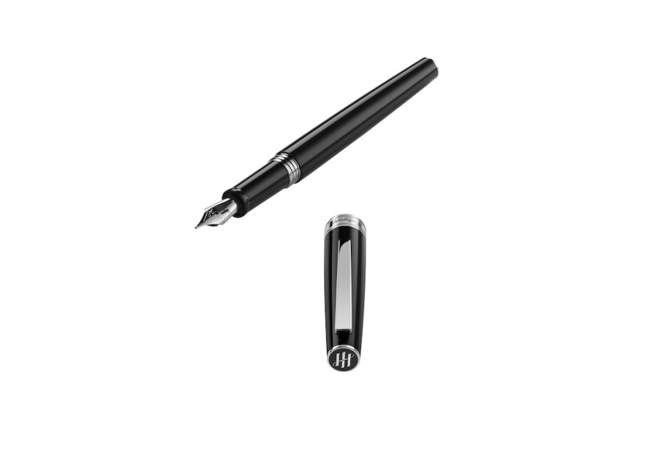 Montegrappa Armonia Mini Black Fountain Pen Fontana Penna fontanapenna.com