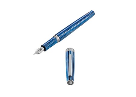 Montegrappa Armonia Blue Adriatic Sea Fountain Pen Fontana Penna fontanapenna.com