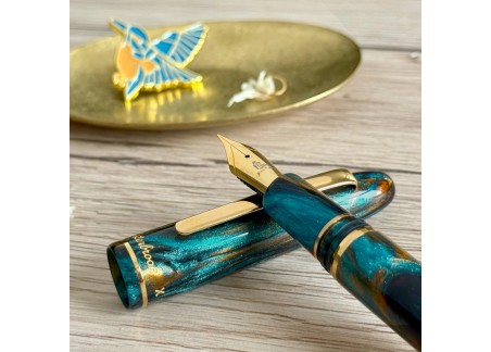 Esterbrook Estie Kingfisher Estilográfica Fontana Penna fontanapenna.com