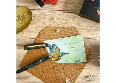 Esterbrook x BUNGUBOX Kingfisher Edition Blotter Paper Fontana Penna fontanapenna.com