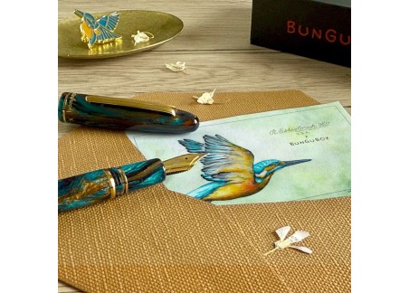 Esterbrook x BUNGUBOX Kingfisher Edition Blotter Paper Fontana Penna fontanapenna.com