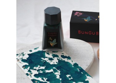 Esterbrook x BUNGUBOX Kingfisher Edition Ink Bottle-Teal 30ml. Fontana Penna fontanapenna.com