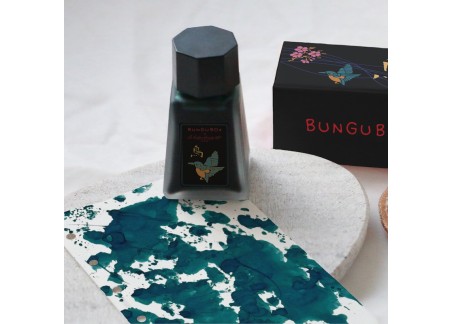 Esterbrook x BUNGUBOX Kingfisher Edition Ink Bottle-Teal 30ml. Fontana Penna fontanapenna.com