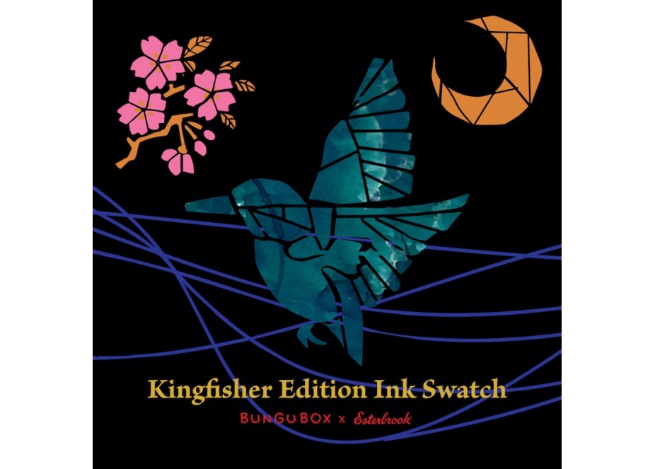 Esterbrook x BUNGUBOX Kingfisher Edition Ink Bottle-Teal 30ml. Fontana Penna fontanapenna.com