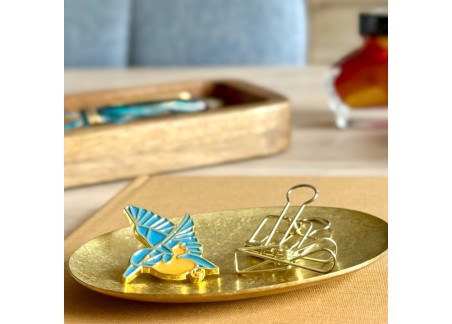 Esterbrook x BUNGUBOX Kingfisher Edition Lapel Pin Fontana Penna fontanapenna.com