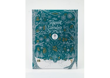 Diamine Inkvent Teal Edition Winter Calendar 2025 Fontana Penna fontanapenna.com