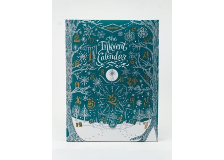 Diamine Inkvent Teal Edition Winter Calendar 2025 Fontana Penna fontanapenna.com