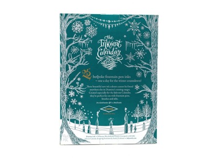 Diamine Inkvent Teal Edition Winter Calendar 2025 Fontana Penna fontanapenna.com
